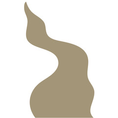 Illustration of a winding sand road