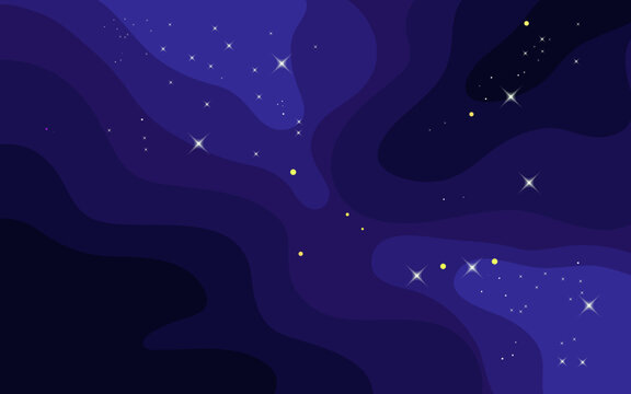 space vector cartoon galaxy background	