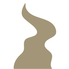 Illustration of a winding sand road