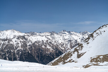 Obraz premium Winter mountain landscape