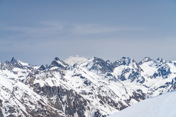 Fototapeta premium Winter mountain landscape