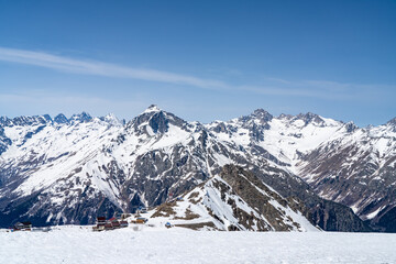 Fototapeta premium winter mountain landscape