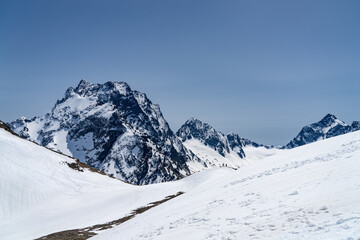 Winter mountain landscape