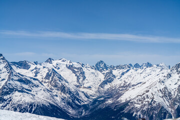 Winter mountain landscape