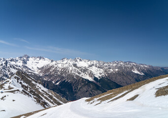 Fototapeta premium Winter mountain landscape