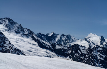 Winter mountain landscape