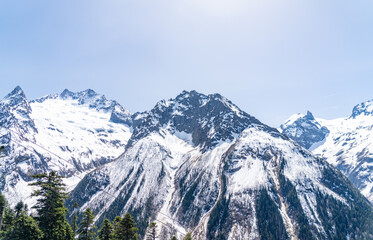 Obraz premium Winter mountain landscape