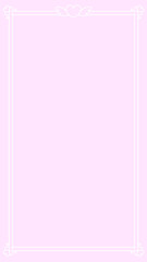 16:9 ホワイトラインハートフレーム♪