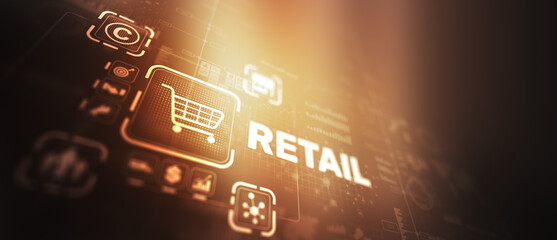 Retail. Omni channel technology of online retail business