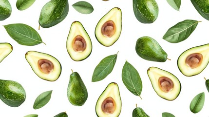 Captivating Close-Up of Avocados in Stunning