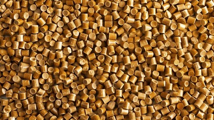 Fototapeta premium Global trend emerges in using biomass wood pellets as renewable energy.