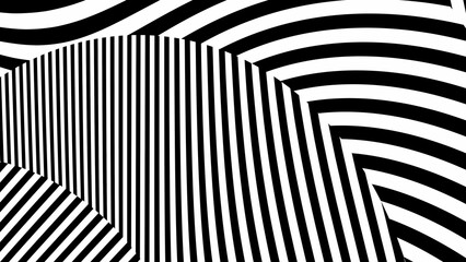 Black stripes..black and white wallpaper. Abstract background 4k.