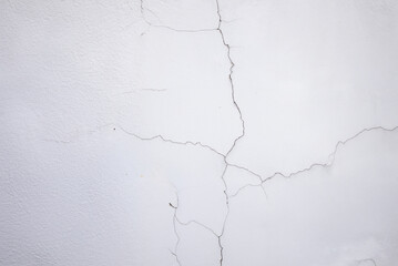 Textured Background, Cracked Concrete Wall