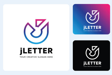 J Letter Logo Design Template 