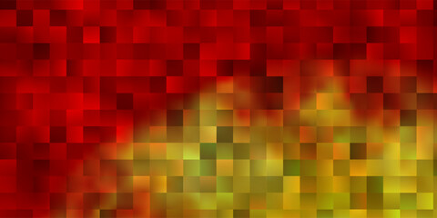 Light Orange vector pattern in square style.