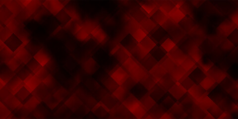 Dark Orange vector backdrop with rectangles.