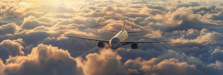 airplane,Commercial airplane jetliner flying above dramatic clouds,flight