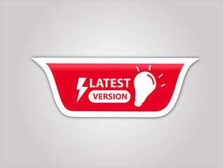 red flat sale web banner for latest version banner and poster