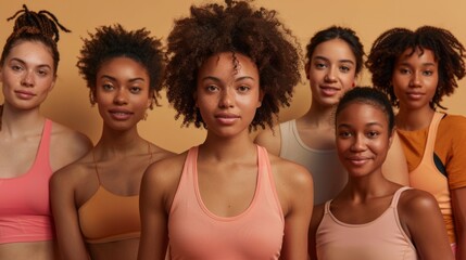Fototapeta premium Group Portrait of Diverse Women