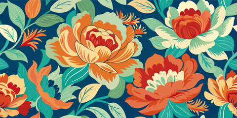 Esplendor floral multicolor. Flores diversas.