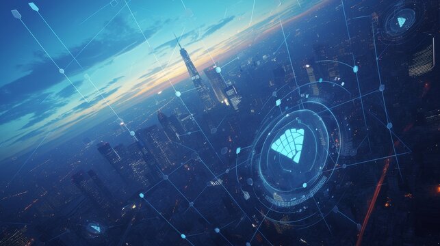 AI-Powered Risk Management Solutions for Businesses - Secure Network and Data Protection Poster