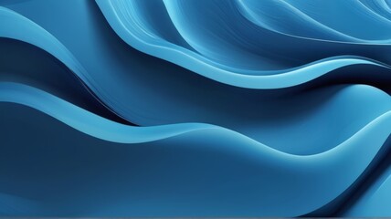 Fototapeta premium Lively Wave Abstraction Suitable for Graphic Resources Banner. Copy Space 