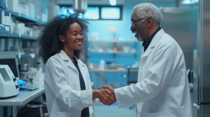 A Handshake in the Laboratory