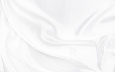 White gray satin texture that is white silver fabric silk background with beautiful soft blur pattern natural.