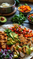 burrito Crisp lettuce, juicy tomatoes, cucumbers, and a zesty vinaigrette dressing, a refreshing and nutritious side dish or light meal option