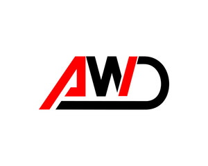 Fototapeta premium awd logo