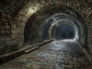 medieval castle underground sewer system