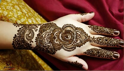 henna mehendi design Indian pakistani Asian bridel Indian and Arabic mehndi design