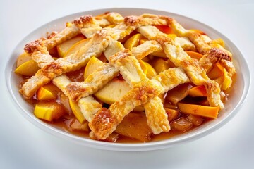 Scrumptious Apple Peach Cobbler with Tender and Juicy Apples