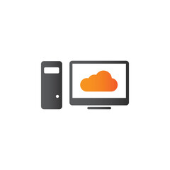 Cloud computing icon	