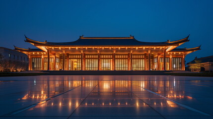 Obraz premium National Museum of China Beijing China In a Mystic_001