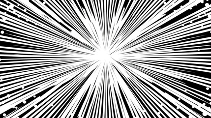 A black and white image of a bright light with a white background