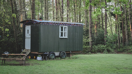 Shepard Hut in woods