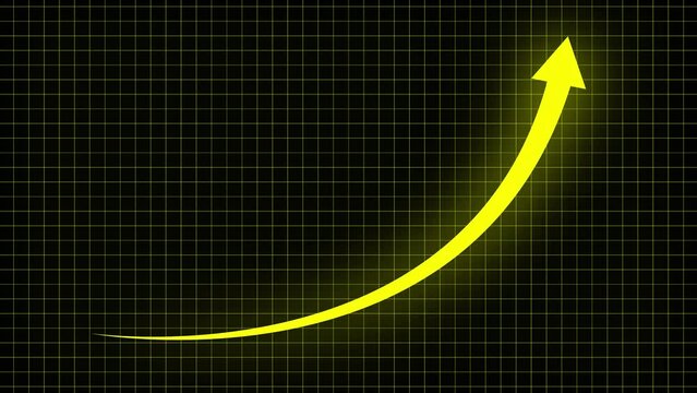 Rising arrow transparent channel. arrow rising transparent channel, business growth arrow and graph chart, Business line arrow.