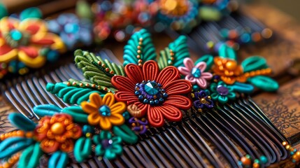 Embellished Traditional Hair Combs