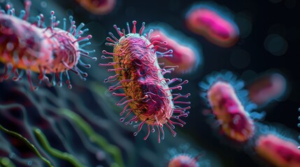 A Scanning Electron Micrograph Unveils the Intricate Structure of Escherichia coli, Culprit Behind Urinary Tract Infections