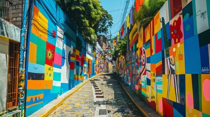 Urban Art and Flags in San Salvador