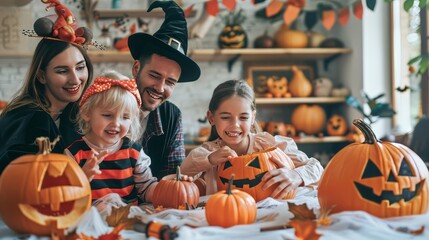 Pumpkin Carving Family Fun