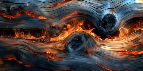 Abstract charred wood texture background with burnt patterns perfect for design projects. Concept Abstract Background, Charred Wood, Burnt Patterns, Design Projects