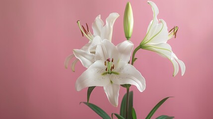 Obraz premium Flower on background, a picture of gorgeous color. Blossoming and vibrant, it's a wonderful floral display.