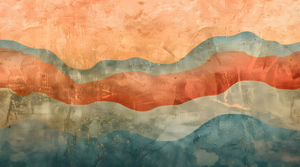 Fototapeta premium Desert Mirage Gradient Texture Background: Capturing Mystique of the Desert