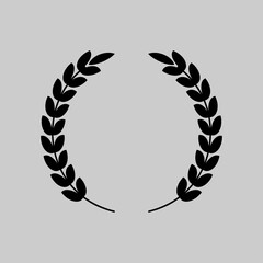 Laurel Wreath vector Symbol Icon Logo Design