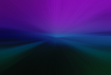 Abstract radial zoom blur surface. Background in purple and blue tones. Illustration with a radial blur effect