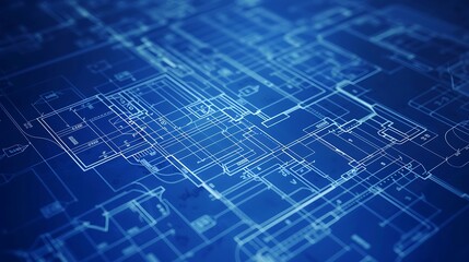 Fototapeta premium Architectural Blueprint