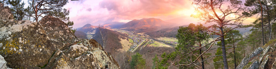 The Sokilsky ridge in the Carpathians