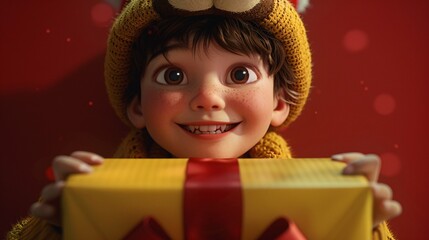 Holiday Cheer: A Delightful Child's Christmas Celebration